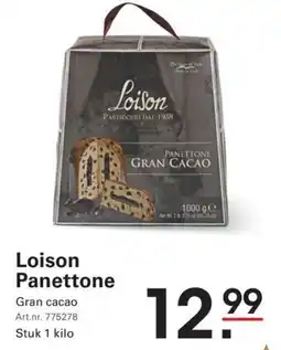 Sligro Loison panettone aanbieding