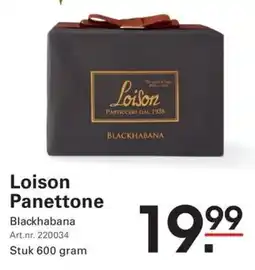 Sligro Loison panettone aanbieding