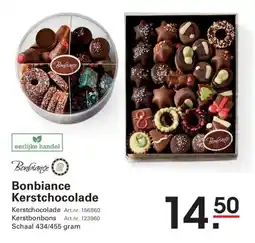 Sligro Bonbiance kerstchocolade aanbieding
