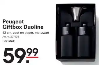 Sligro Peugeot Giftbox Duoline aanbieding