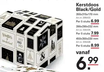 Sligro Kerstdoos Black / Gold aanbieding