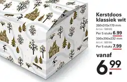 Sligro Kerstdoos klassiek wit aanbieding