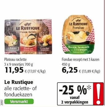 Colruyt Le Rustique aanbieding