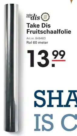 Sligro Take Dis Fruitschaalfolie aanbieding