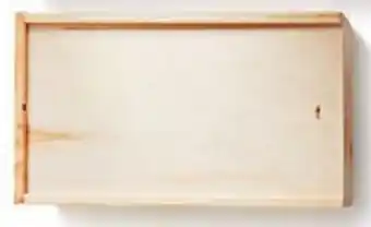 Sligro Wijnkiste Met schuifdeksel 2 vaks2-vaks kist kist aanbieding