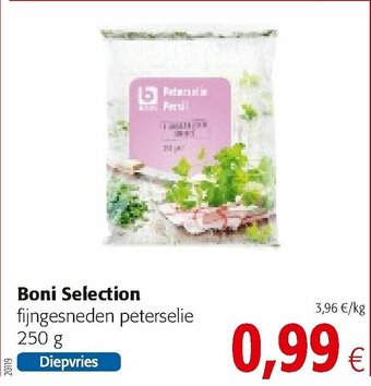 Colruyt Boni Selection fijngesneden peterselie 250g aanbieding