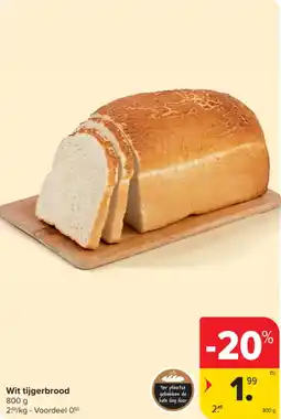 Carrefour Market Wit tijgerbrood aanbieding