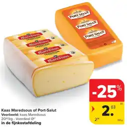 Carrefour Market Kaas Maredsous of Port-Salut aanbieding