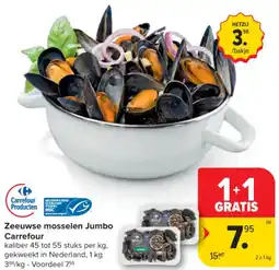 Carrefour Market Zeeuwse Mosselen Jumbo Carrefour aanbieding