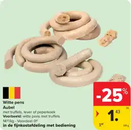 Carrefour Market Witte pens Aubel aanbieding