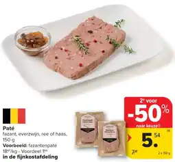 Carrefour Market Paté aanbieding