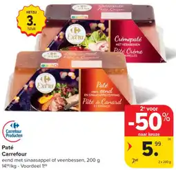 Carrefour Market Paté Carrefour aanbieding