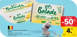 Carrefour Market Boter in vlootje en aluminiumfolie Balade aanbieding