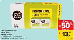 Carrefour Market Set koffiecapsules Nescafé Dolce Gusto aanbieding