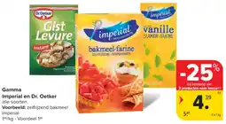 Carrefour Market Gamma Imperial en Dr. Oetker aanbieding