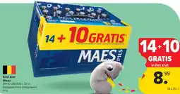 Carrefour Market Krat bier Maes aanbieding