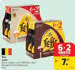 Carrefour Market Bier Leffe aanbieding