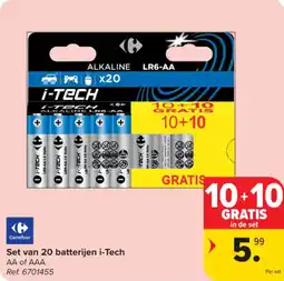 Carrefour Market Batterijen i-Tech aanbieding