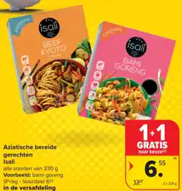 Carrefour Market Aziatische Bereide Gerechten Isali aanbieding