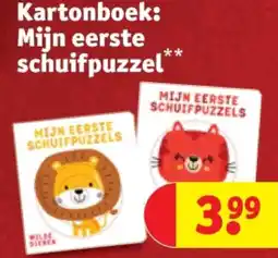 Kruidvat Kartonboek: Mijn eerste schuifpuzzel aanbieding