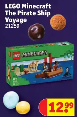 Kruidvat LEGO Minecraft The Pirate Ship Voyage aanbieding