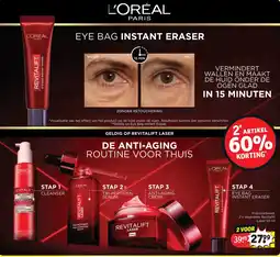 Kruidvat 2 x dagcrème Revitalift Laser 50 ml aanbieding