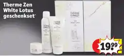 Kruidvat Therme Zen White Lotus geschenkset aanbieding