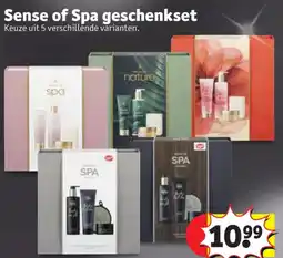 Kruidvat Sense of Spa geschenkset aanbieding