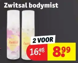 Kruidvat Zwitsal bodymist aanbieding