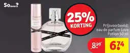 Kruidvat eau de parfum Love Potion 50 ml aanbieding