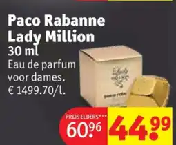 Kruidvat Paco Rabanne Lady Million aanbieding