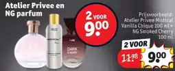 Kruidvat Atelier Privee Mistical Vanilla Chique 100 ml + NG Smoked Cherry 100 ml aanbieding