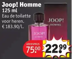 Kruidvat Joop! Homme aanbieding