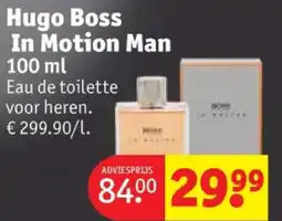 Kruidvat Hugo Boss In Motion Man aanbieding