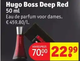 Kruidvat Hugo Boss Deep Red aanbieding