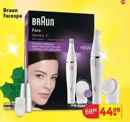 Kruidvat Braun facespa aanbieding