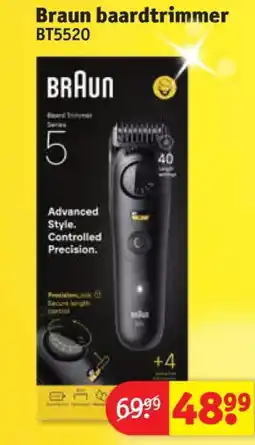 Kruidvat Braun baardtrimmer aanbieding