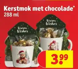 Kruidvat Kerstmok met chocolade aanbieding