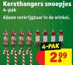 Kruidvat Kersthangers snoepjes aanbieding
