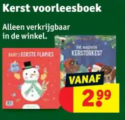 Kruidvat Kerst voorleesboek aanbieding