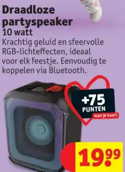 Kruidvat Draadloze partyspeaker aanbieding