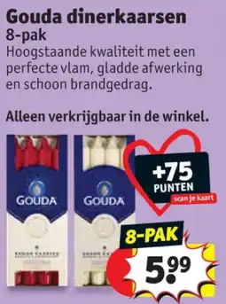 Kruidvat Gouda dinerkaarsen aanbieding