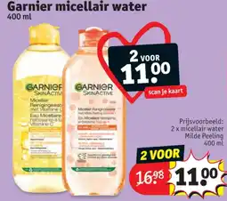 Kruidvat Garnier micellair water aanbieding