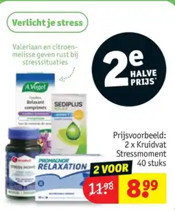 Kruidvat 2 x Kruidvat Stressmoment 40 stuks aanbieding