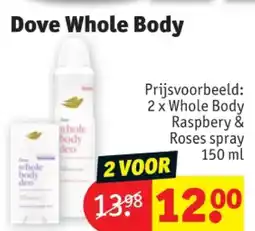 Kruidvat Dove Whole Body aanbieding