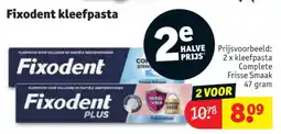 Kruidvat Fixodent kleefpasta aanbieding