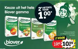 Kruidvat 2 x Magnesium Forte, 45 stuks aanbieding