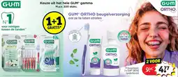 Kruidvat 2 x GUM ORTHO tandenborstel aanbieding