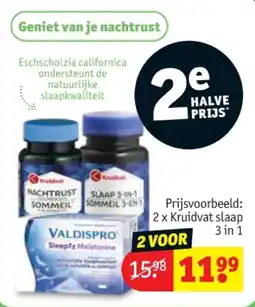 Kruidvat 2 x Kruidvat slaap 3 in 1 aanbieding