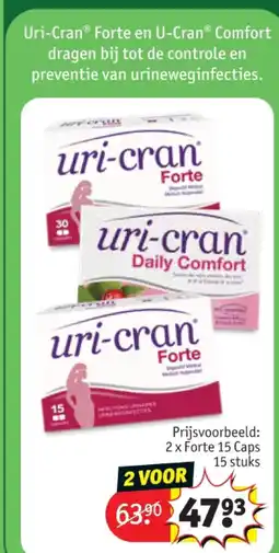 Kruidvat 2 x Forte 15 Caps 15 stuks aanbieding